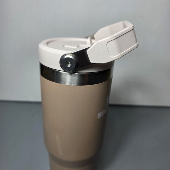 Stanley 30oz IceFlow Flip Straw Insulated Stainless Steel Tumbler Almond Rose - Picture 11 of 13